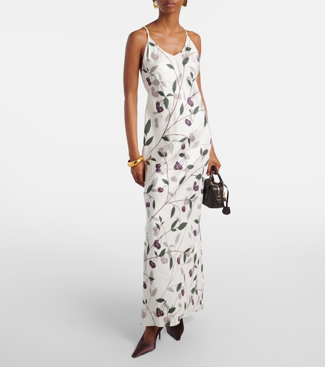 Stella McCartney Printed silk maxi dress