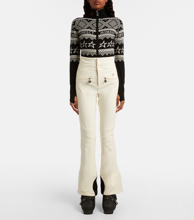 PERFECT MOMENT Perfect Moment Holiday intarsia wool bodysuit