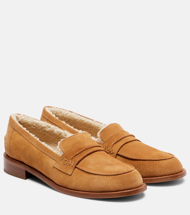 Paris Texas Dylan suede penny loafers Plush