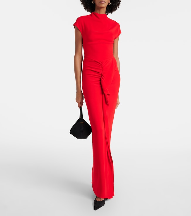 TOVE Beth ruffled maxi dress