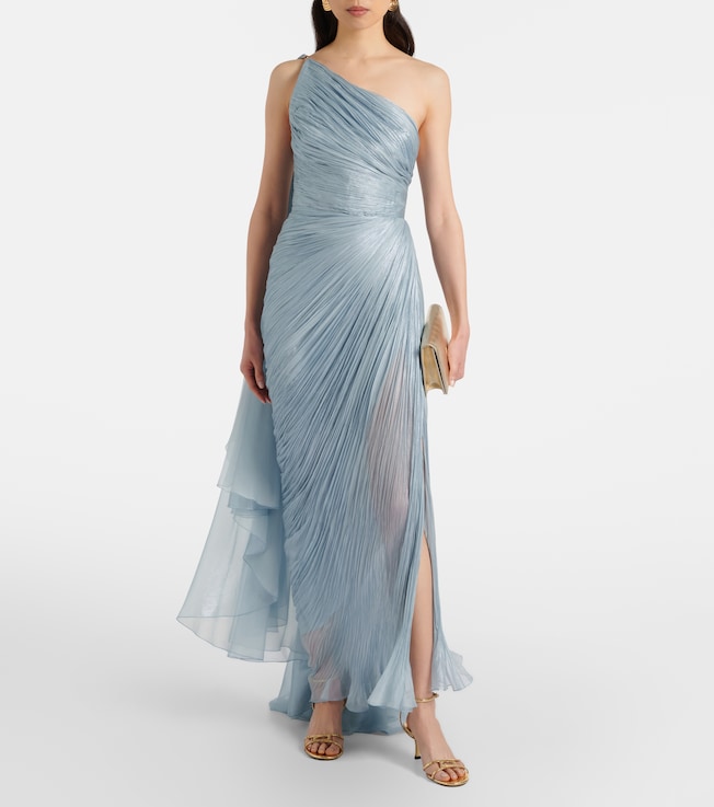 Maria Lucia Hohan Florencia one-shoulder silk gown