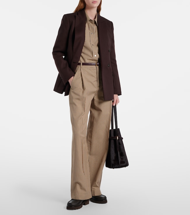 Vince Camille cotton-blend wide-leg pants