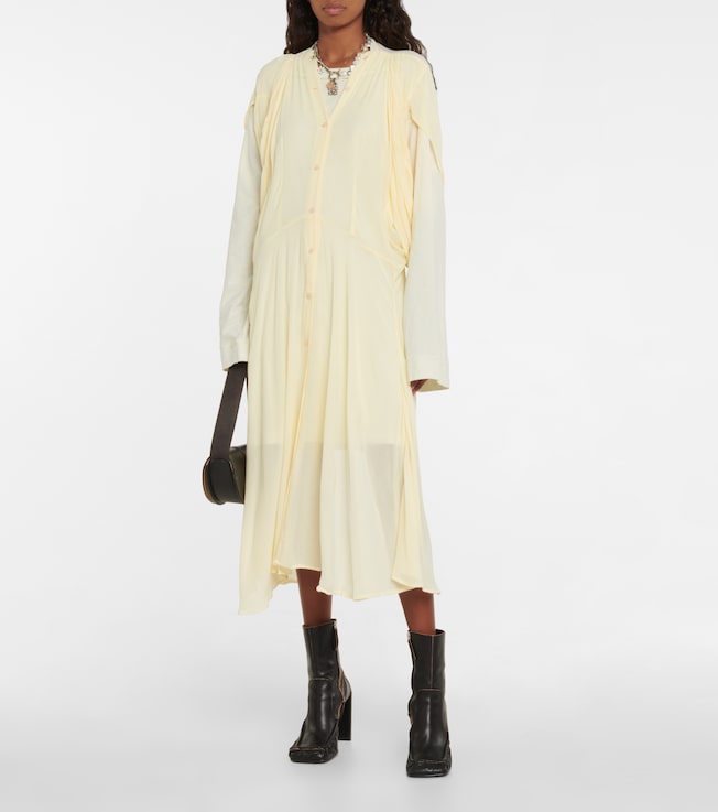 Acne Studios Layered midi dress