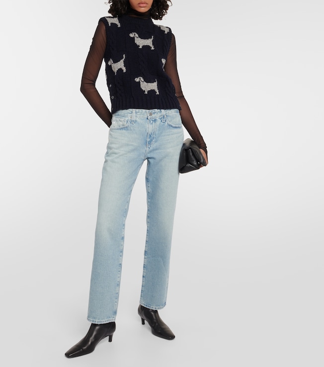 AG Jeans Remy low-rise straight jeans