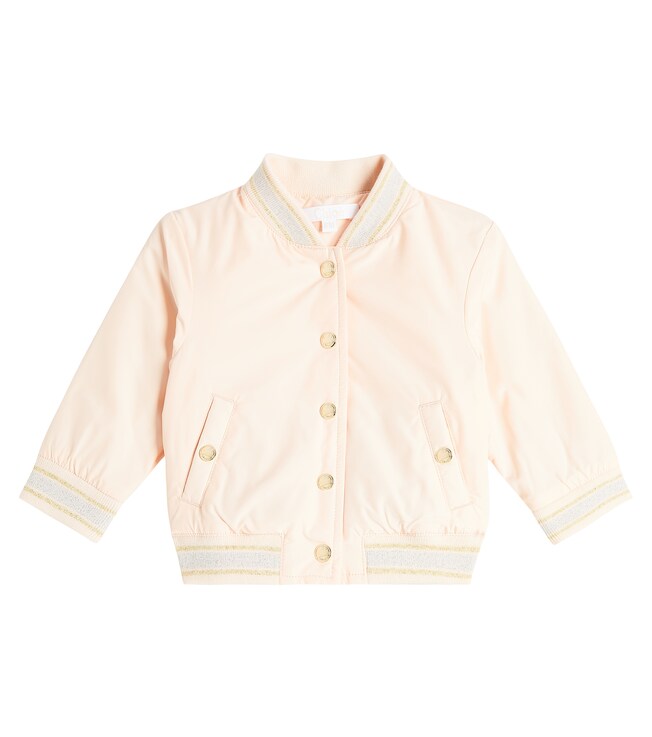 Baby Bestickte Bomberjacke | Chloé Kids