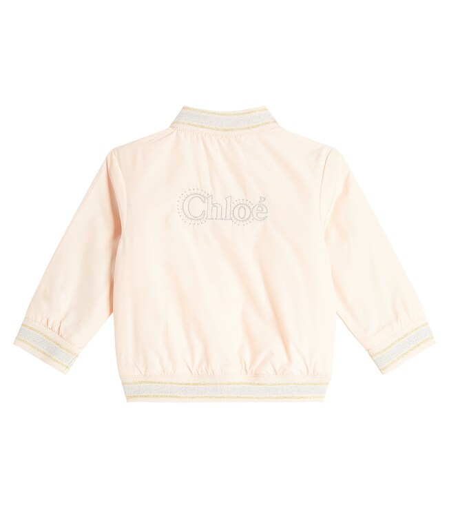 Baby Bestickte Bomberjacke | Chloé Kids