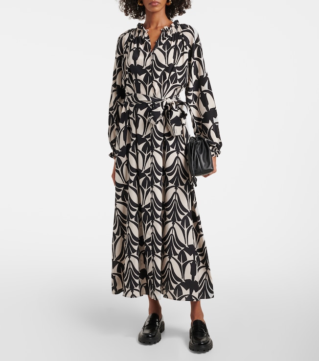 Cerere silk shirtdress