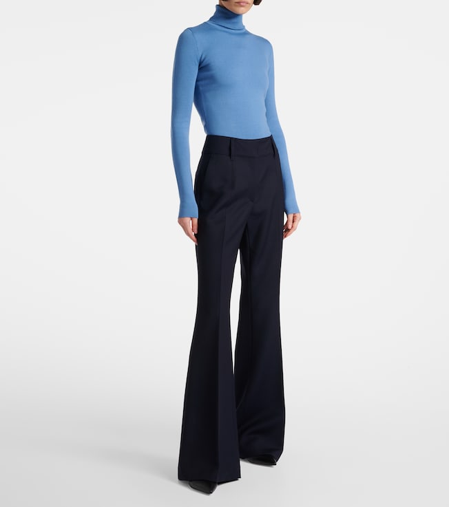 Gabriela Hearst Rhein wool flared pants