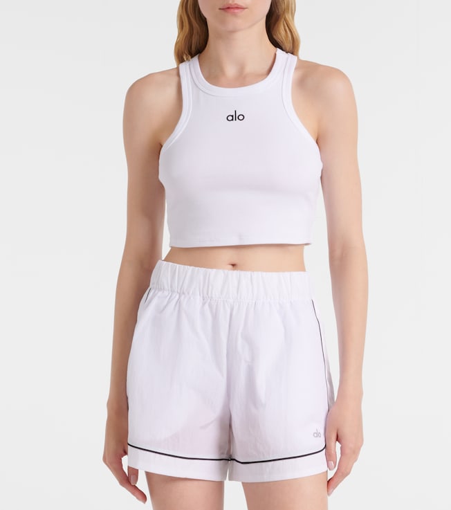 Alo Yoga Motivate logo shorts