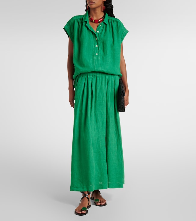 Velvet Elowen linen top