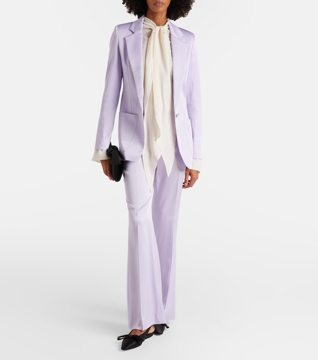 Nina Ricci Crêpe satin blazer