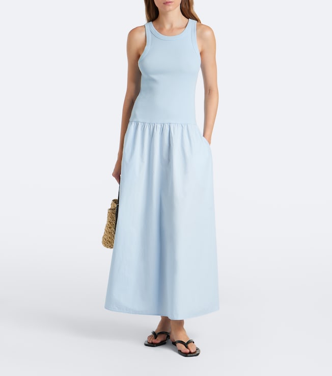 Velvet Velvet Romilly cotton-blend maxi dress