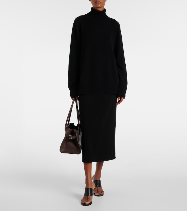 The Row Stepny wool and cashmere turtleneck sweater