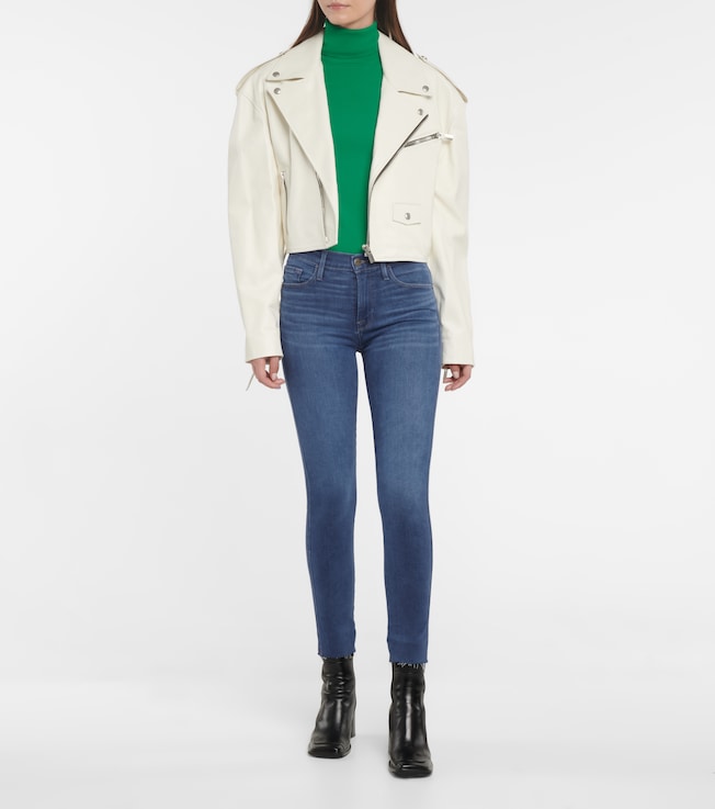 FRAME Le Skinny De Jeanne mid-rise jeans