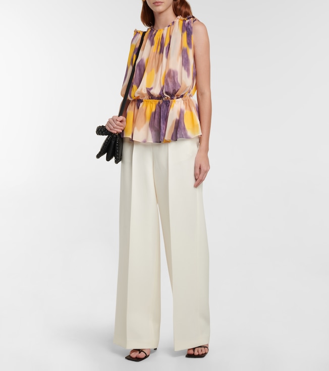 Altuzarra Baldur tie-dye pleated top