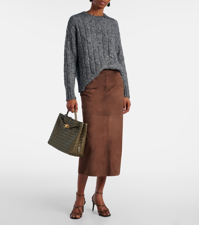 S Max Mara Cotton, alpaca, and wool sweater