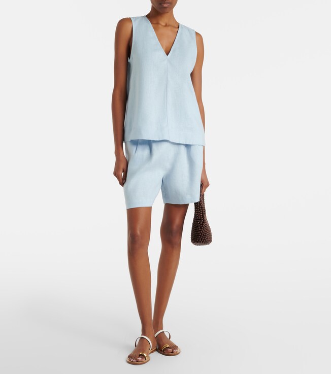 Asceno Dallas linen shorts