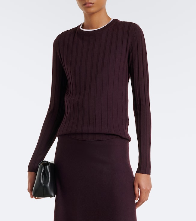 Jardin des Orangers Ribbed-knit virgin wool sweater