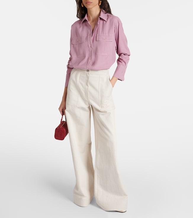 Max Mara Affetto silk shirt
