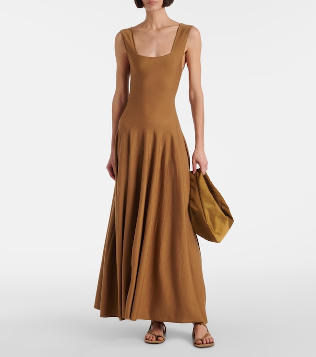 KHAITE Jodie wool maxi dress