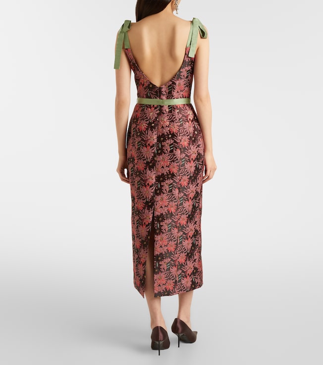 Markarian Markarian Acacia floral brocade cocktail dress