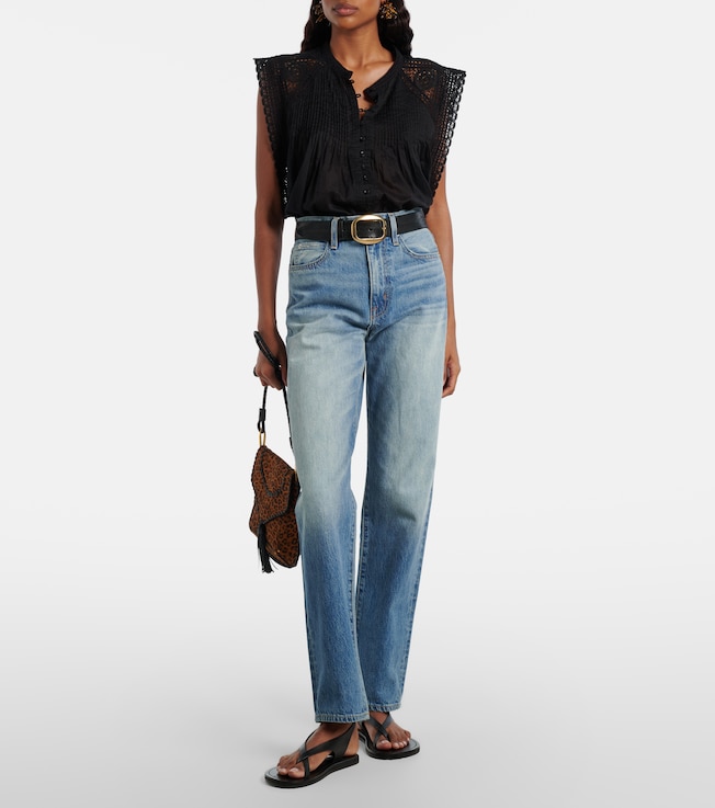 SLVRLAKE London faded straight jeans