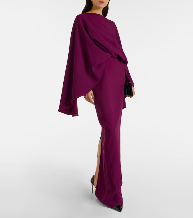 Taller Marmo Eolia crêpe cady maxi dress