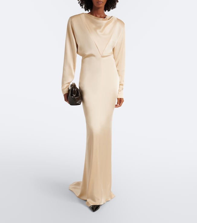 Stella McCartney Draped satin gown