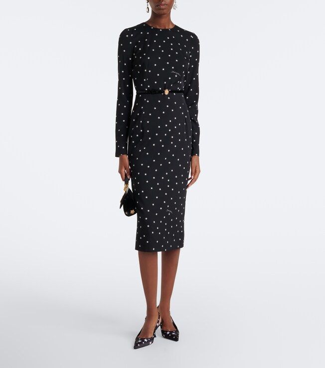 Dolce&Gabbana Dolce & Gabbana Printed silk-blend midi dress