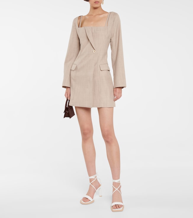 Jacquemus La Robe Maniu virgin wool minidress