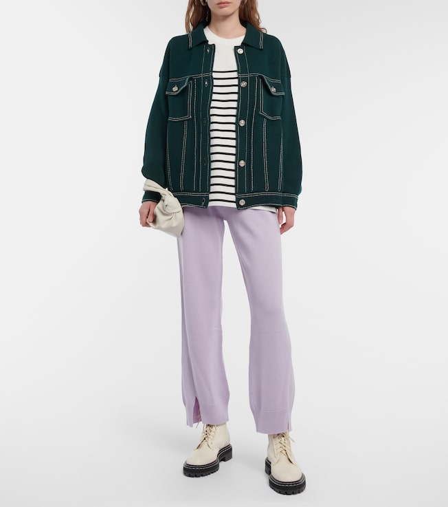 BARRIE Tapered cashmere pants