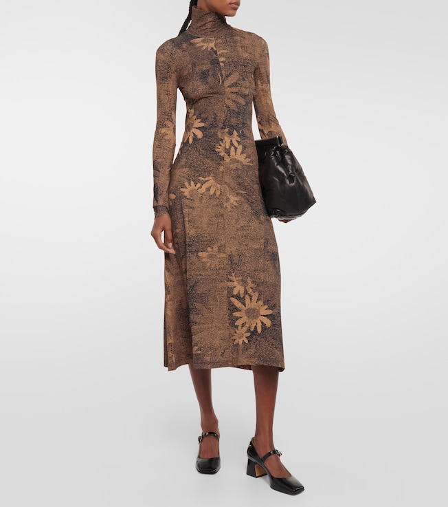 MM6 Maison Margiela Floral midi dress