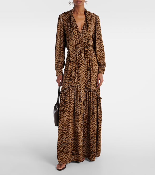 Melissa Odabash Skylar leopard-print maxi dress