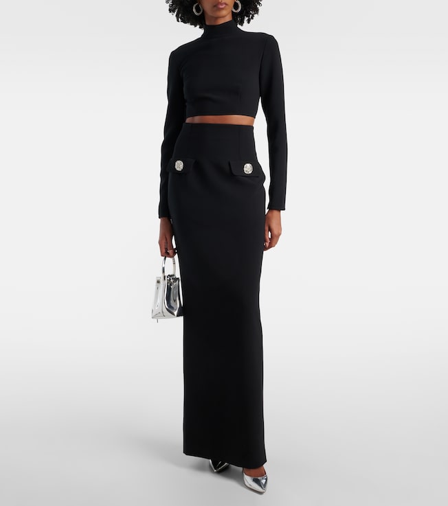 Costarellos Embellished maxi skirt