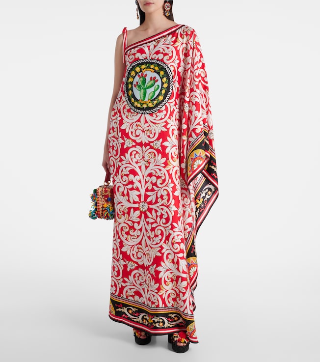 Dolce&Gabbana Taormina printed silk kaftan 