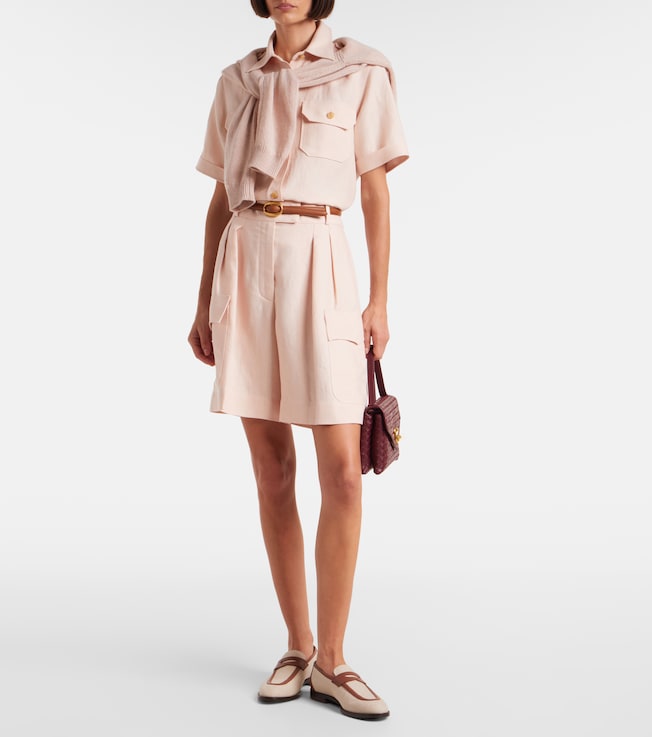 Loro Piana Annalisa linen shirt