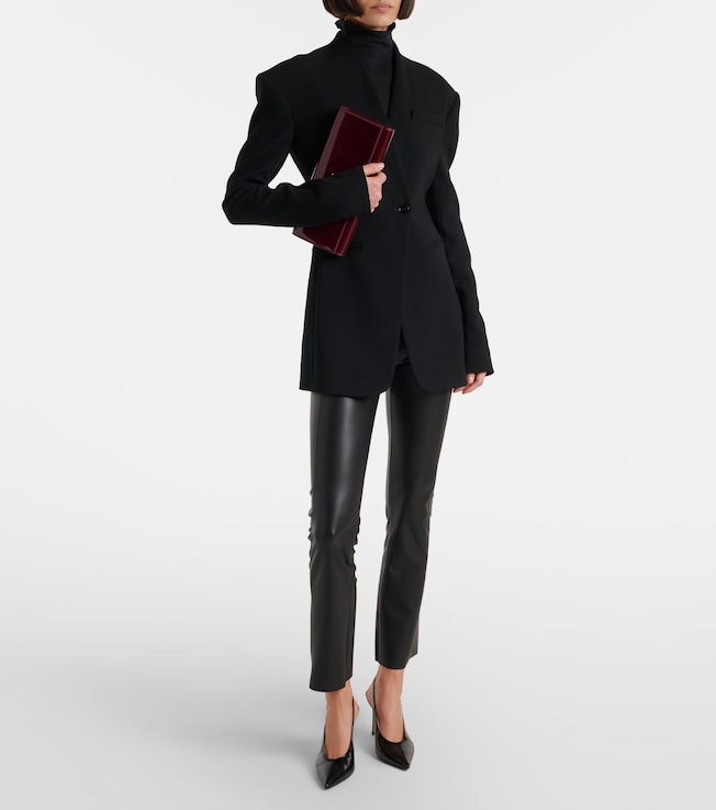 Wolford Edie coated cropped slim pants