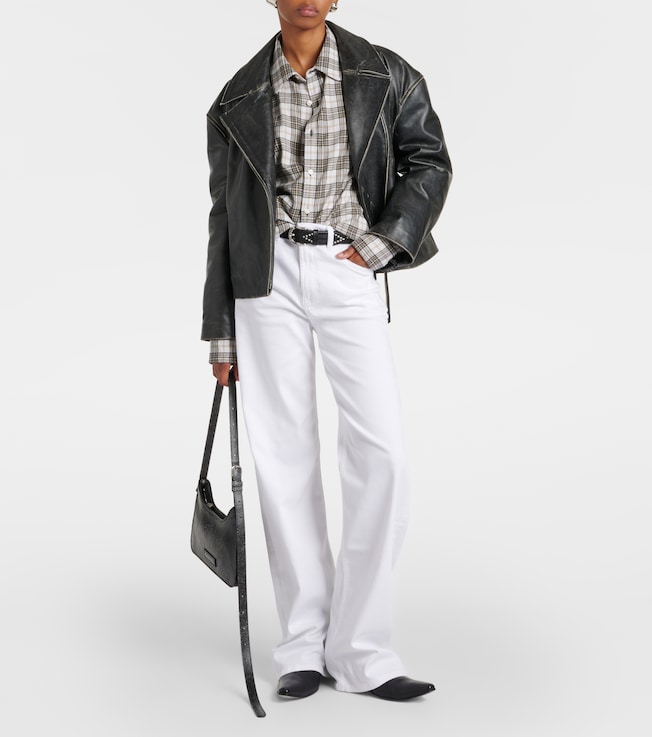 AG Jeans New Baggy Wide high-rise wide-leg jeans