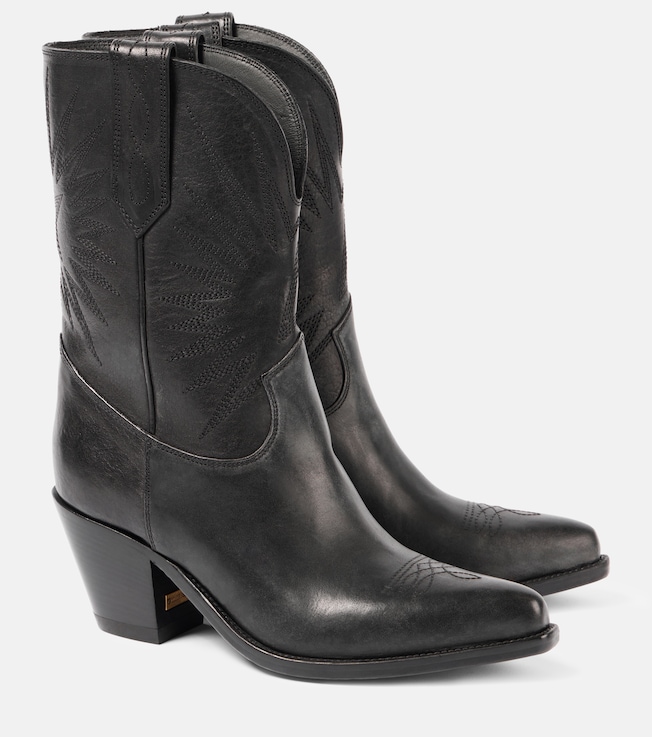 Golden Goose Wish Star leather cowboy boots