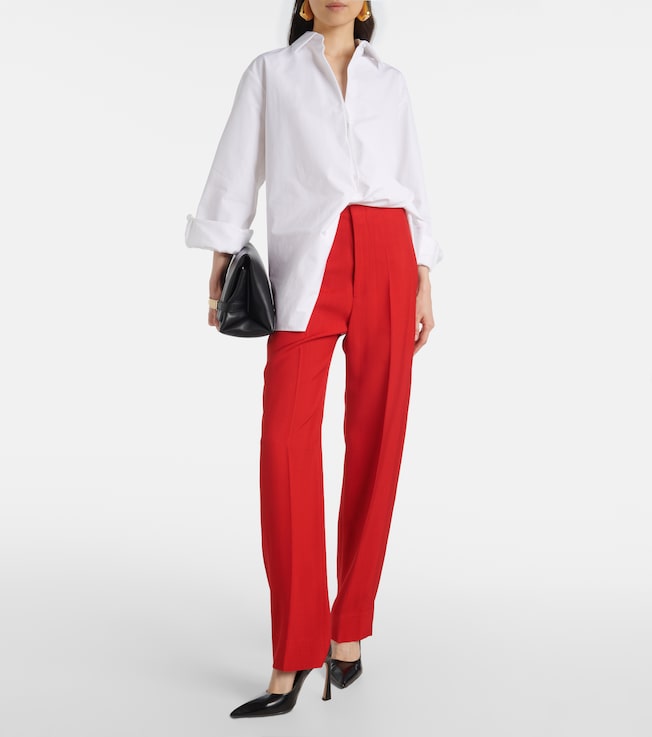 Victoria Beckham Mid-rise tapered pants