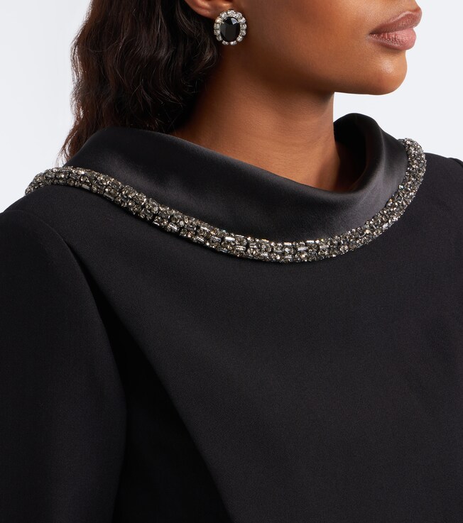 Roland Mouret Roland Mouret Embellished crêpe gown