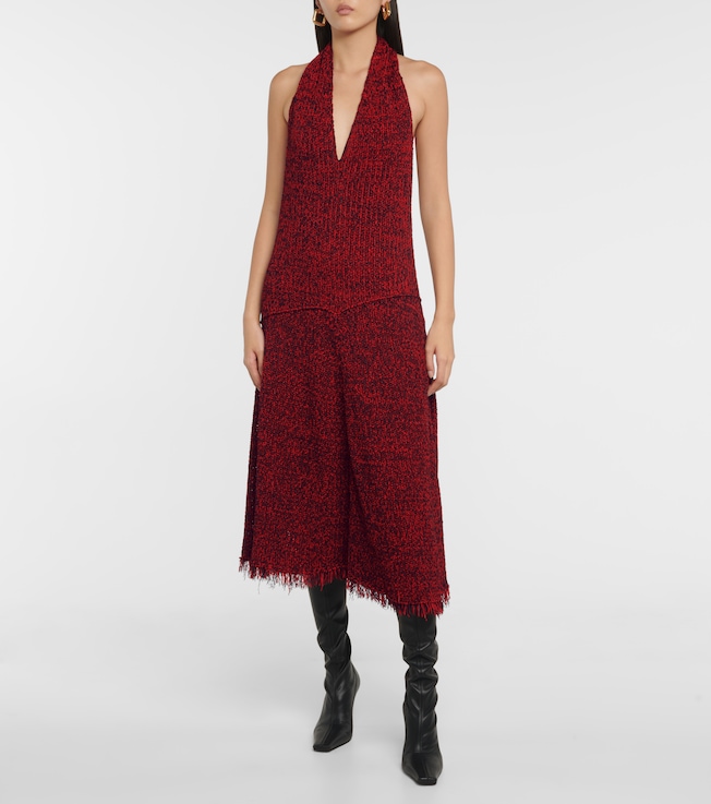 Proenza Schouler Crocheted halterneck midi dress