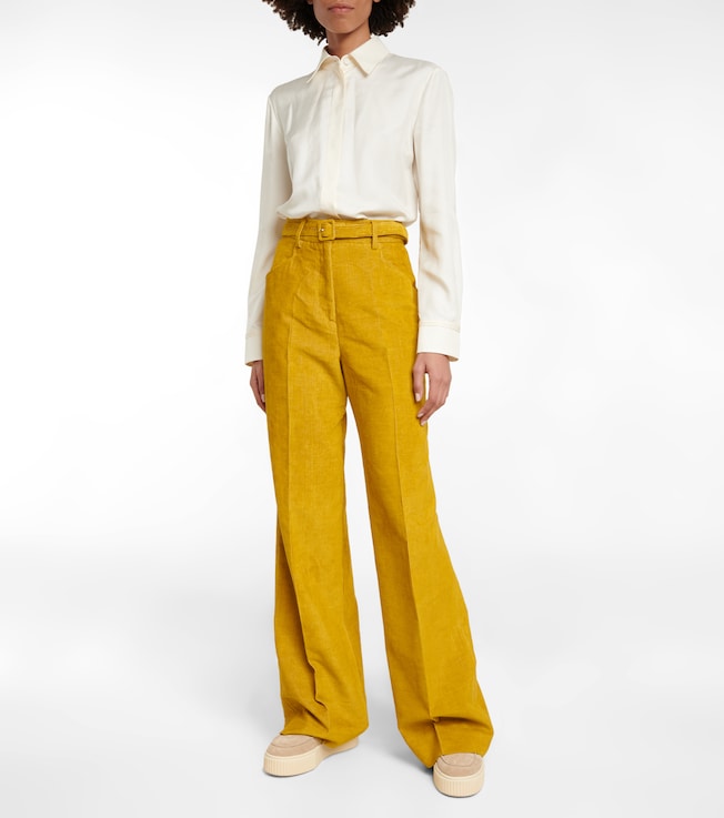 Gabriela Hearst Norman high-rise wide-leg pants