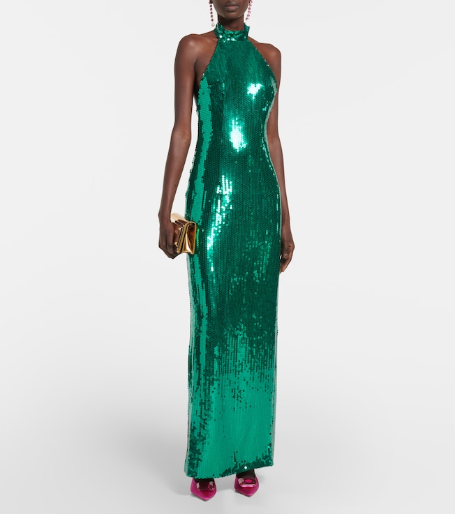 Taller Marmo Altea Disco sequined gown