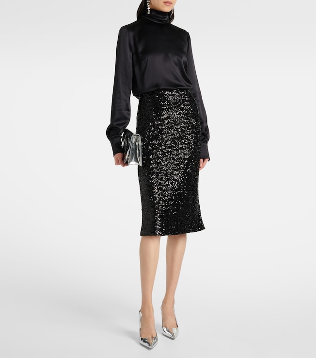 Dolce&Gabbana Sequined midi skirt