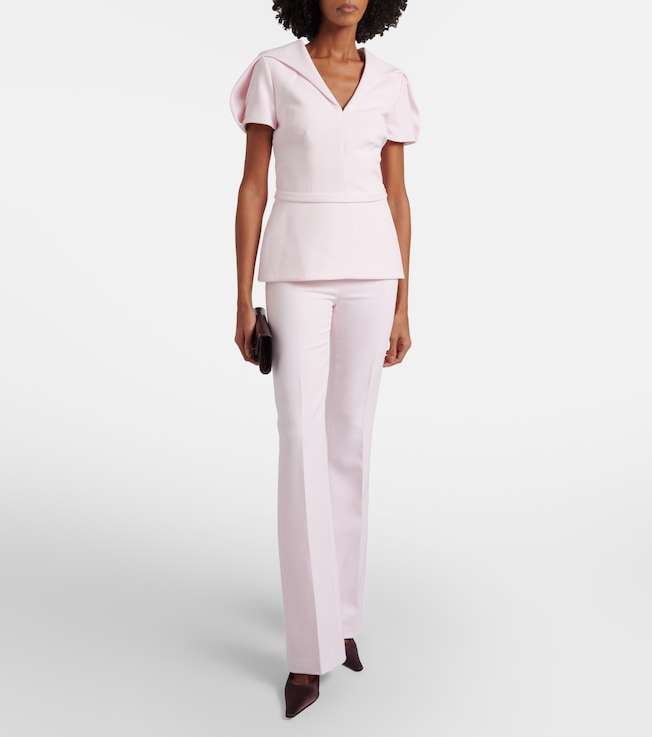 Safiyaa Leighton crêpe top