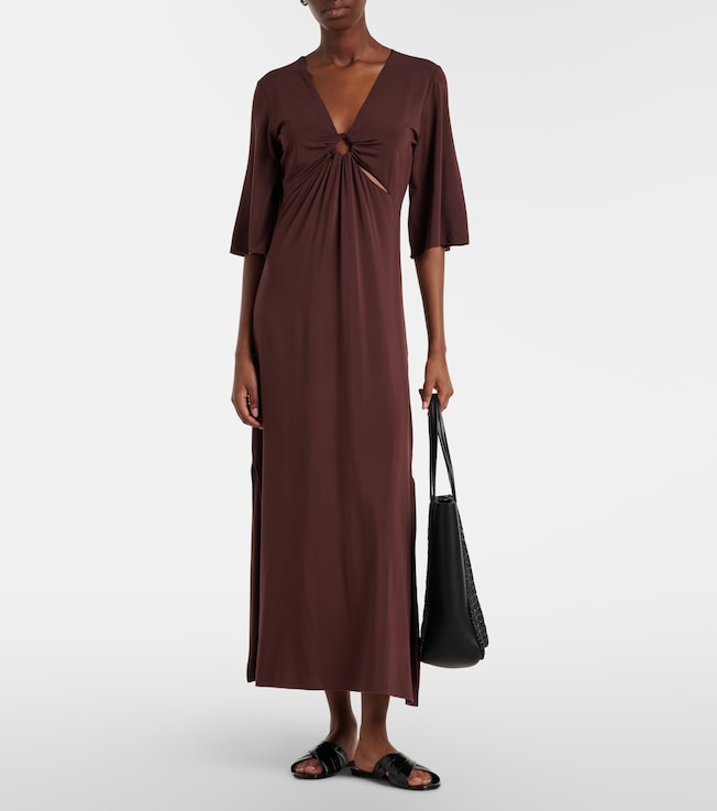 Max Mara Riga cutout midi dress