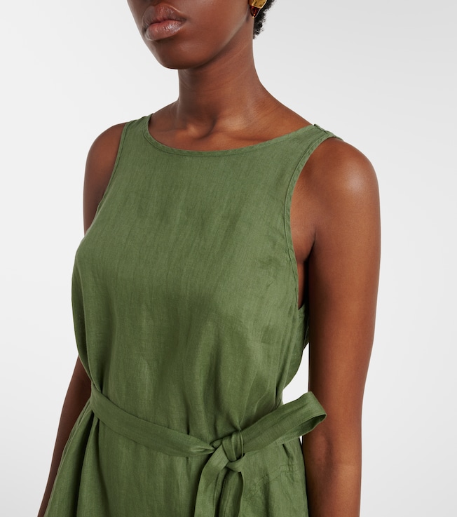  Velvet Reta linen midi dress