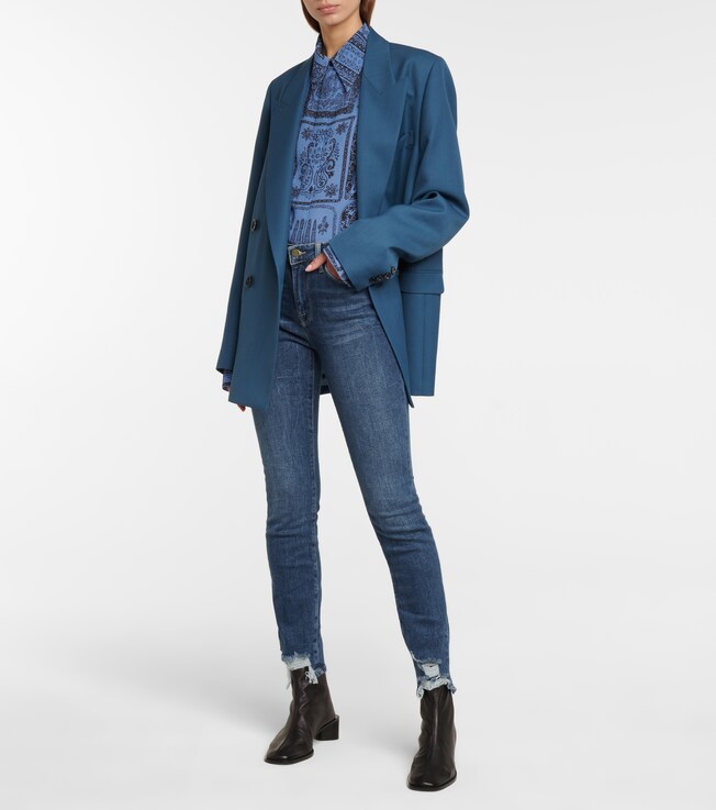 FRAME Le Skinny de Jeanne high-rise jeans