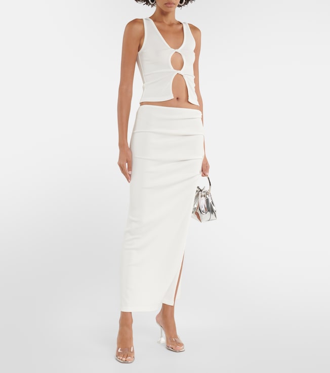 Christopher Esber Cutout jersey tank top